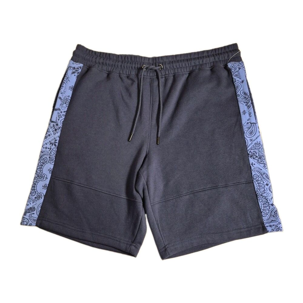 Dogg Supply by Snoop Dogg Men's Fleece Shorts Size XL Blue Pull-On Drawstring